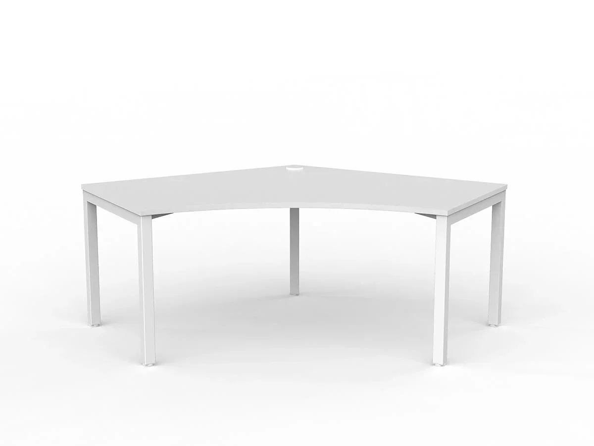 OL Axis Single User 120° Workspace Corner Desk