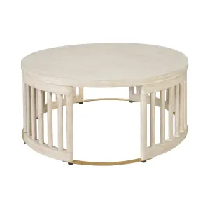 CR Arlo Solid Timber Round Coffee Table thumbnail 5