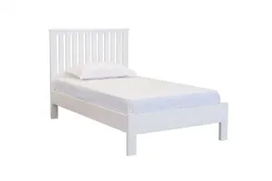 MD Verona All White Single Bed thumbnail 1