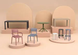 FL Paris Hospitality Outdoor Lounge Armchair thumbnail 3