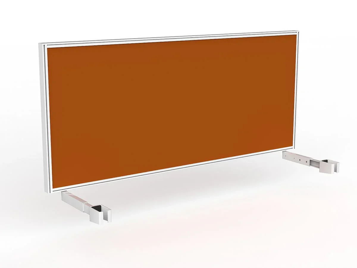 OL Studio Deskmount Screen for Agile Individual Desk – Breath Fabric White Frame