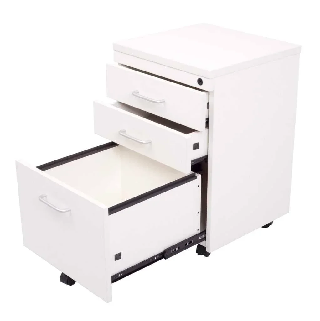RL Rapid Span 2 Drawer 1 File Drawer Mobile Pedestal