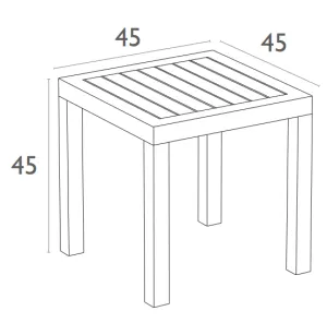 FL 2 Pacific Poolside Sunlounger with 1 Ocean Side Table Package thumbnail 4