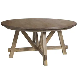 SH Fitzroy Solid Timber Round Dining Table thumbnail 1