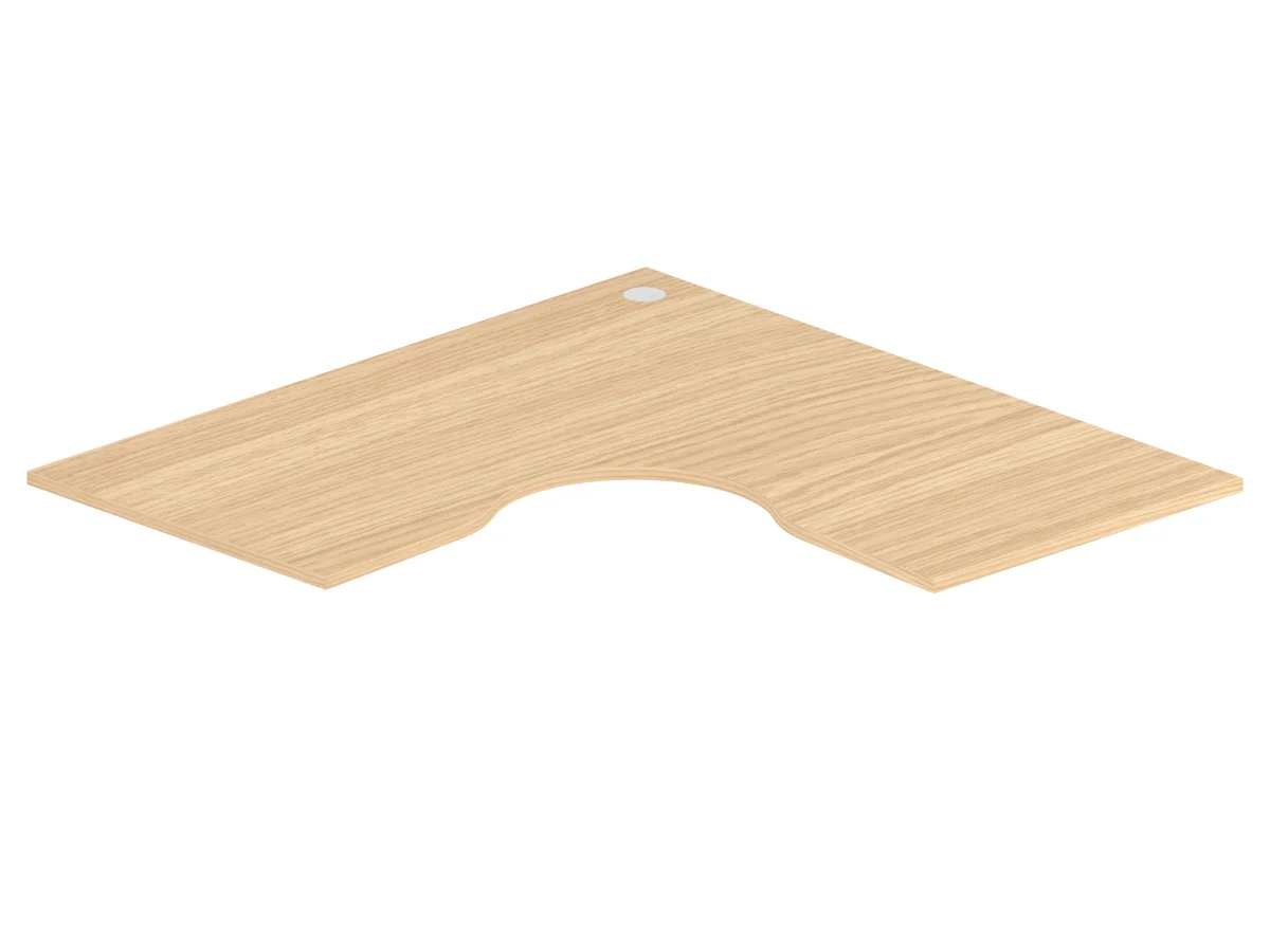 GP OMsystem Melamine Board Corner Desk Top