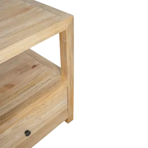 CR Sonoma Solid Timber 3 Drawer 1 Shelf Entertainment Unit thumbnail 6