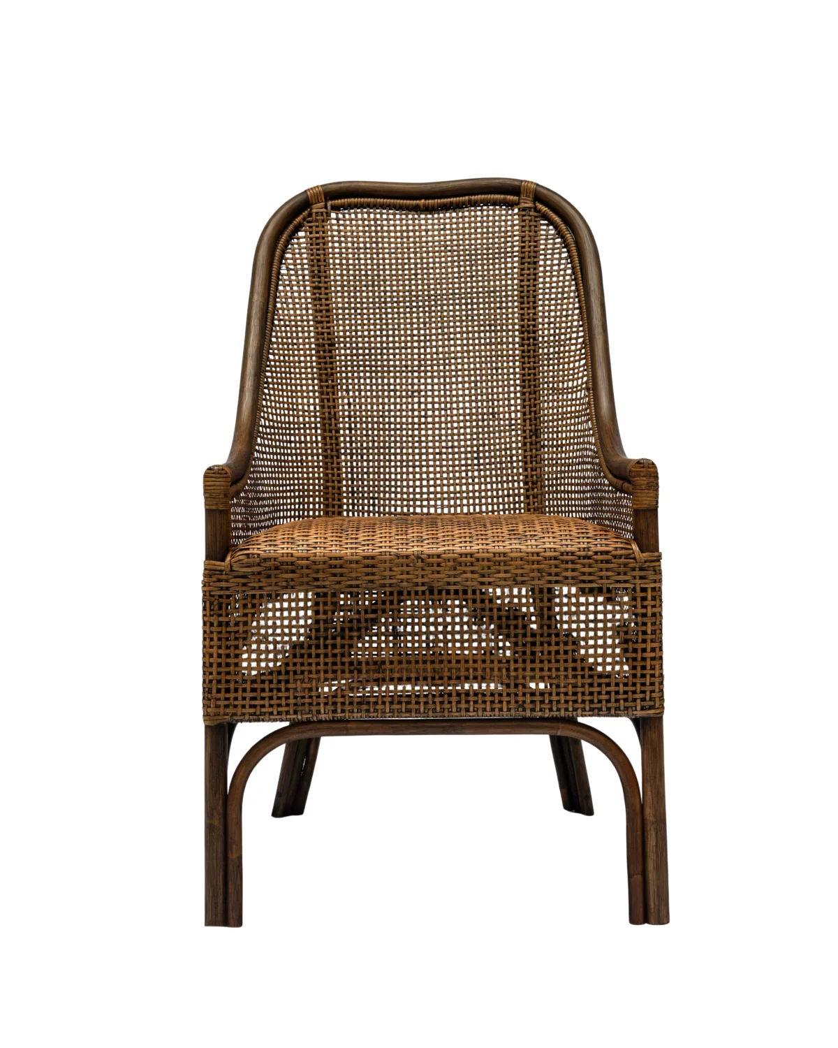 CR Albany Natural Rattan Dining Armchair