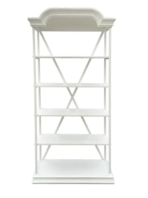 DA Bakers Reclaimed Timber Display Stand White