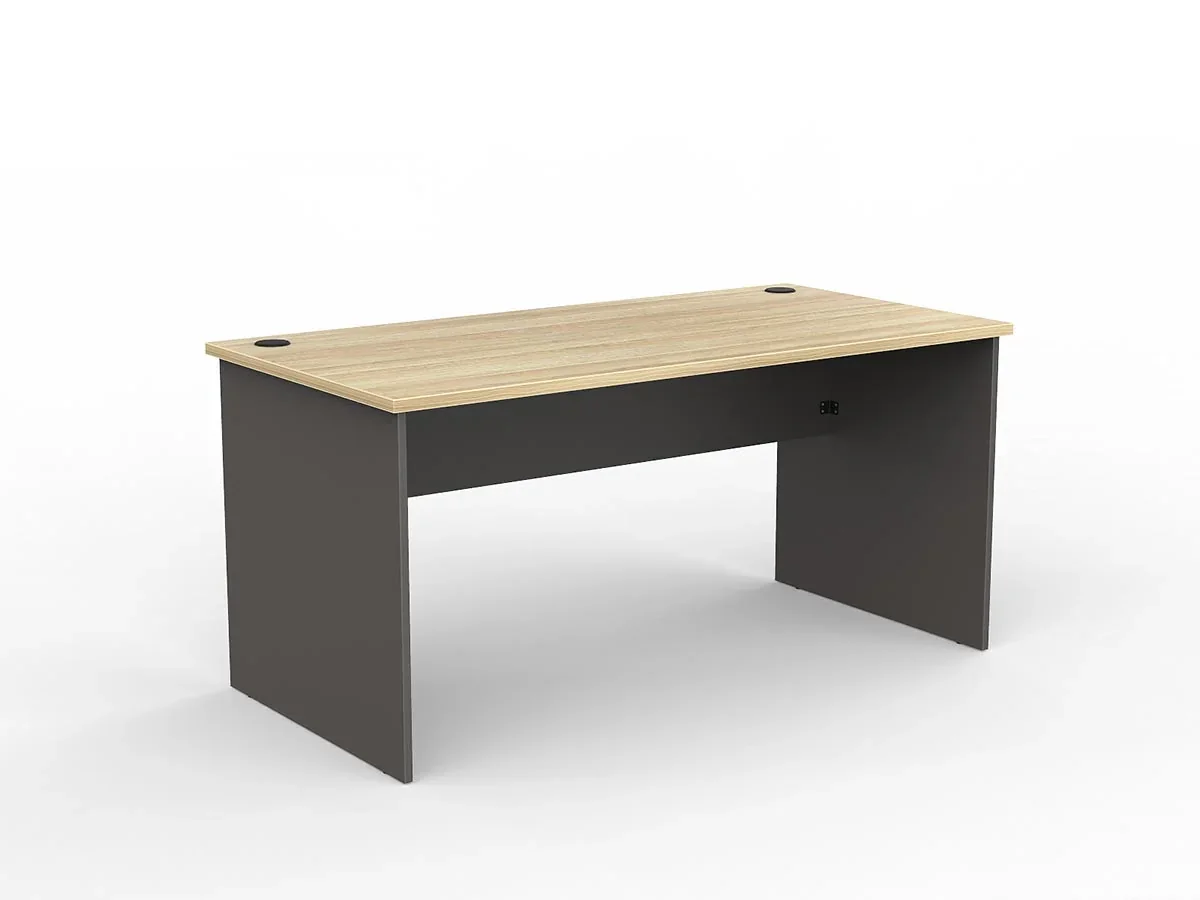 OL AltoSystem Straightline Desk – Oak
