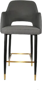 FL Sorbet Fabric Upholstered Metal Leg Hospitality Barstool thumbnail 6