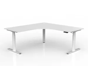 OL Agile Electric Height Adjustable Triple Motor 90° Corner Workstation thumbnail 1