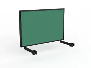OL Studio Deskmount Screen for Agile Individual Desk – Breath Fabric Black Frame thumbnail 8