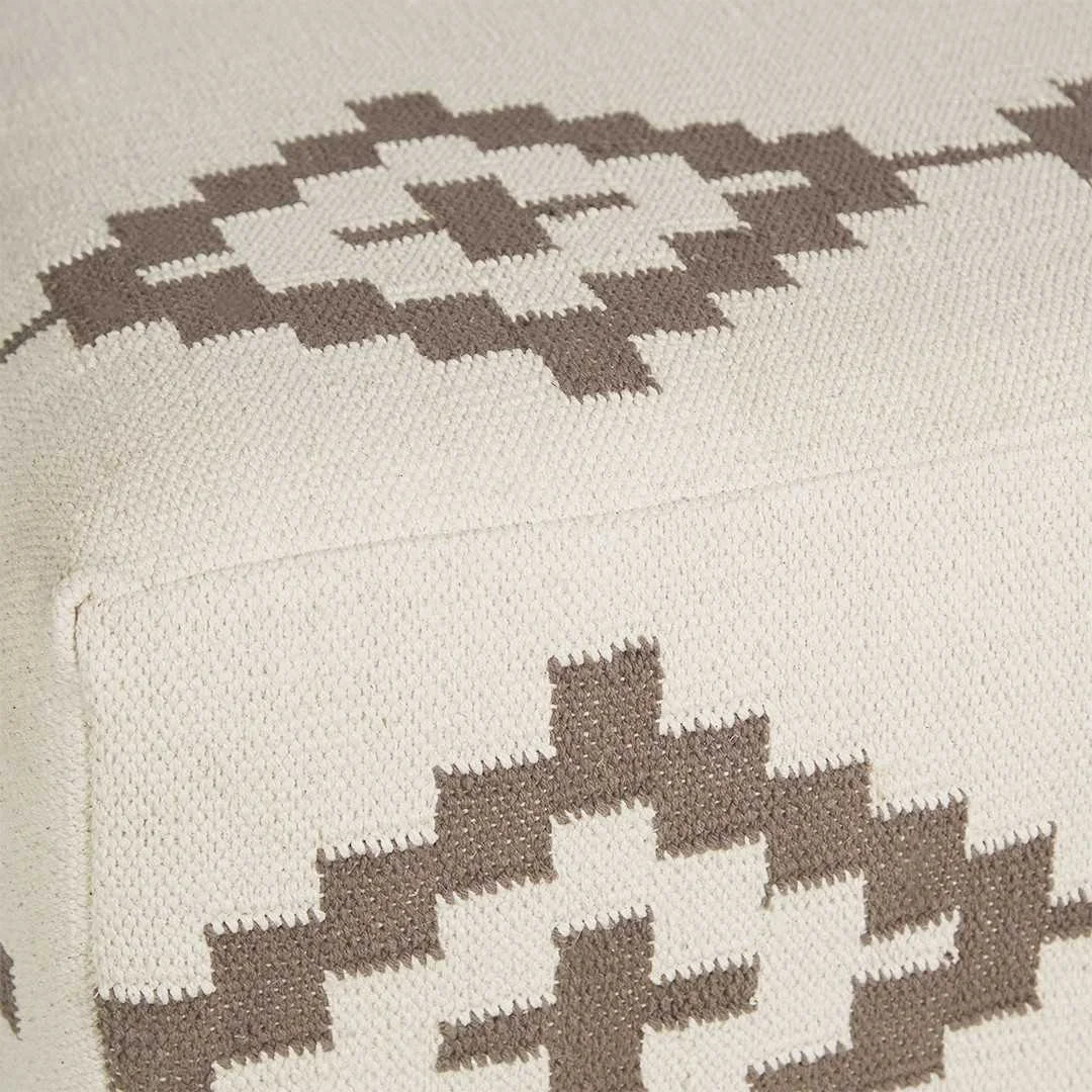 SH Bronte Fabric Upholstered Rectangular Ottoman - Natural
