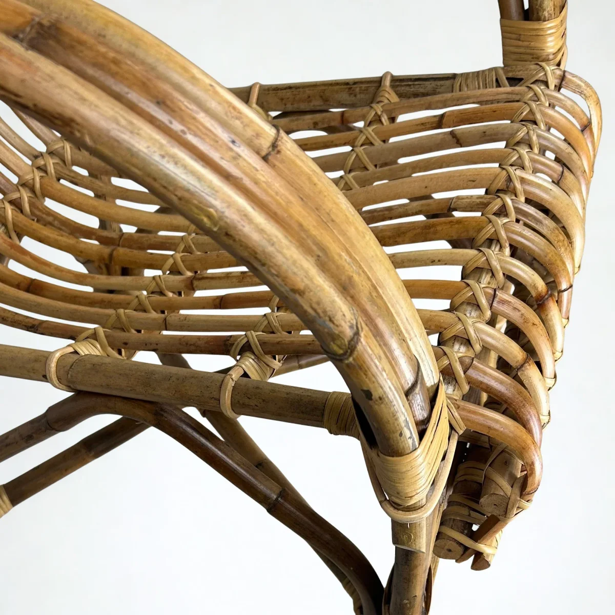 CR Bowen Rattan Verandah Armchair