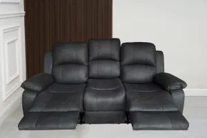 BT Valor Fabric Upholstered 3 Seater Manual Recliner Lounge thumbnail 4