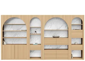 DD Aako Arched Storage Wall Unit with 3 Fixed Shelves thumbnail 4