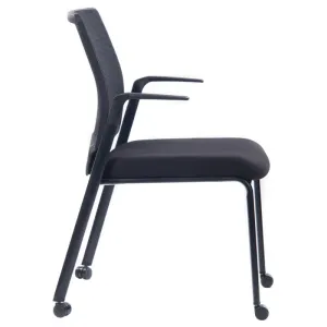 MA Rea Mesh Back Stackable Chair with 4 Castors thumbnail 2