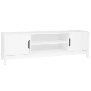 SH Ankara Entertainment Unit with 2 Doors and 2 Niches -White thumbnail 1