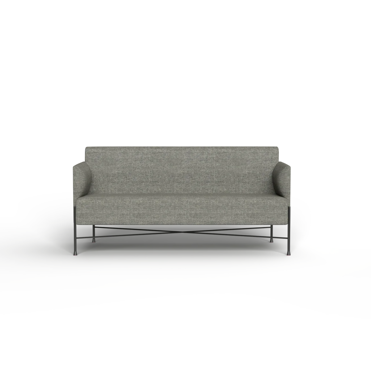 OL Avalon Fabric Upholstered Reception Area 2 Seater Sofa