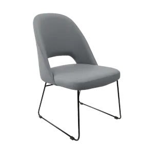 FL Orleans Upholstered Aluminium Sled Base Hospitality Dining Chair thumbnail 7