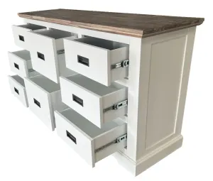 VI Folkestone Solid Timber 8 Drawer Dresser thumbnail 4