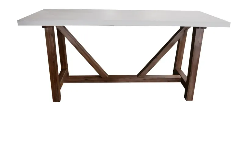 VI Estrella 220cm Polycement Top Outdoor Dining Table