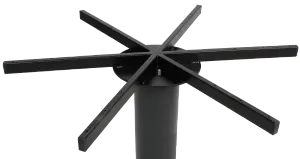 EZ BASE TABLE DANUBE XL DISC 720MM BLACK H700 thumbnail 1