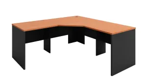 GP OMsystem Commercial Office 3 Piece Corner Workstation thumbnail 4