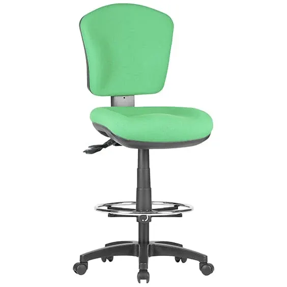 ST Oriel Fabric Upholstered High Back Drafting Chair