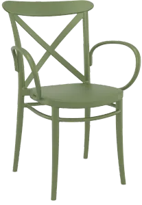 FL Cross Back XL Hospitality Outdoor Armchair thumbnail 4