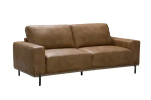 VI Panama Fabric 3 Seater Sofa - Blackand Brown thumbnail 6
