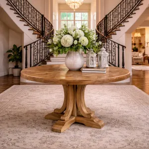 MF Ronde Recycled Elm Timber Round Dining Table thumbnail 11