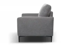 BT Luca 1 Seater Sofa Grey Fabric thumbnail 7