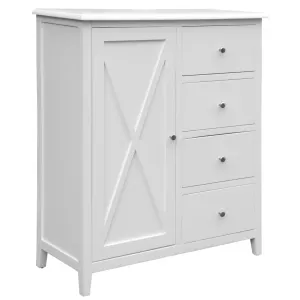 VI Hampton 4 Piece Bedroom Suit with Tallboy and Bedsides thumbnail 2