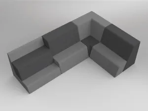 OL Motion Grandstand 3 Seater Reception Area Tiered Seating thumbnail 2