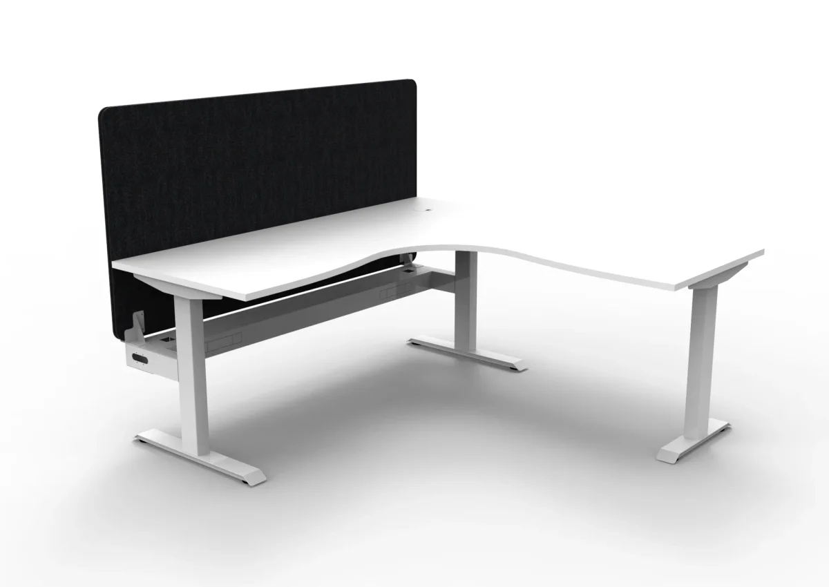 RL Boost Static Corner Desk with Eco Panel Screen thumbnail 19