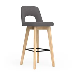 OL Elaro Fabric Upholstered Timber Leg Breakout High Chair thumbnail 1