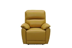 VI York Leather Upholstered Single Seater Recliner Lounge thumbnail 1