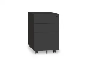 DD Lunar Metal 2 Drawer 1 File Mobile Pedestal thumbnail 1