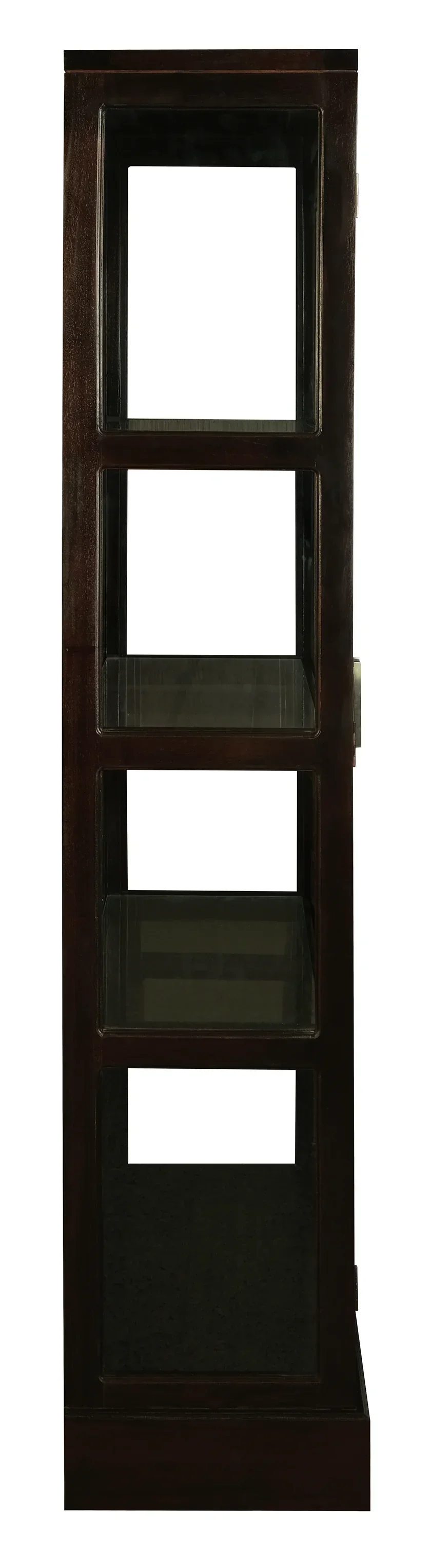 CT Paris Solid Timber 2 Door Mirror Back Display Cabinet