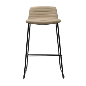 RL Pixel PU Leather Upholstered Sled Base Counter Stool thumbnail 1