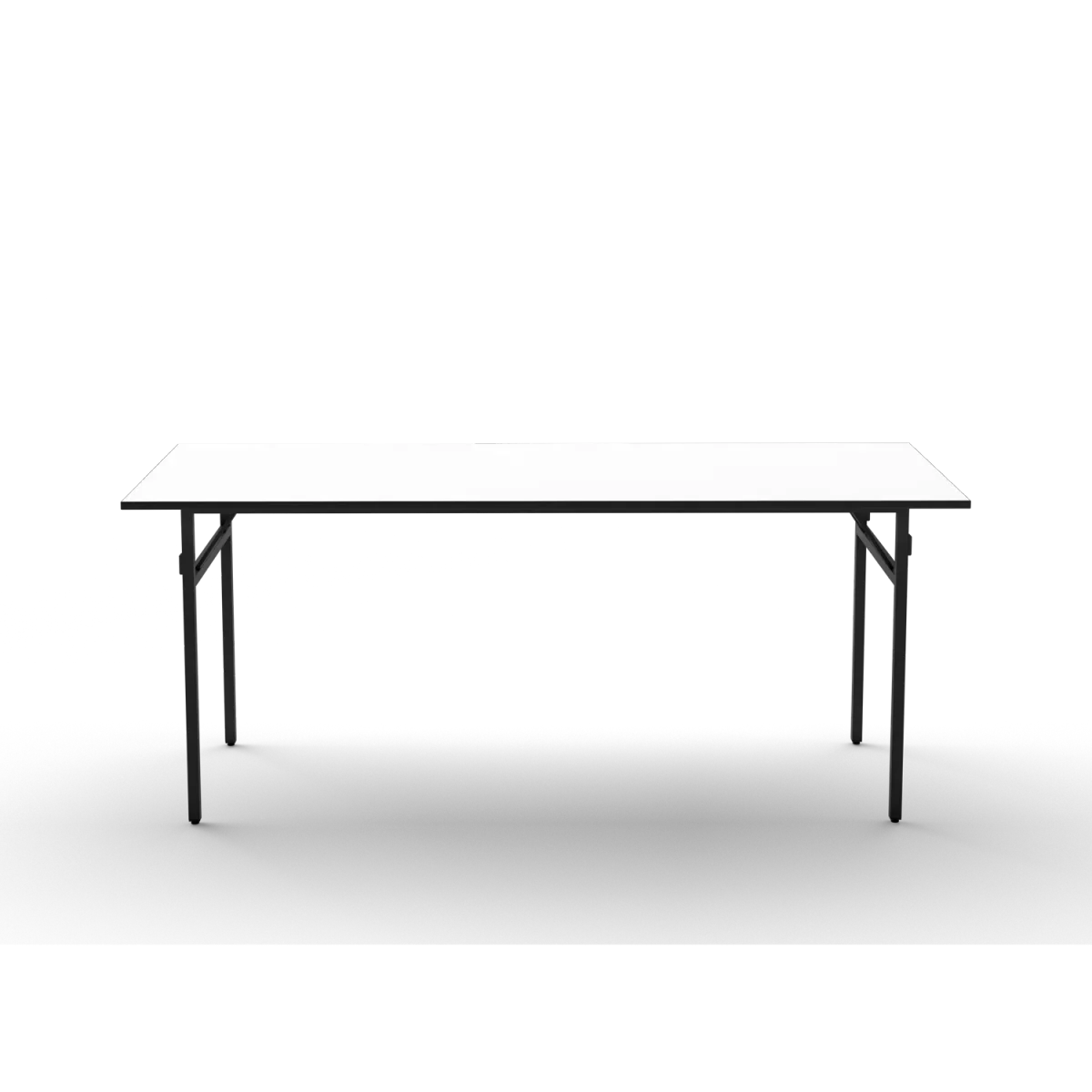FL Brooklyn Hospitality Rectangular Trestle Table