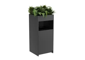 DD Office Trash Bins with Planter thumbnail 1