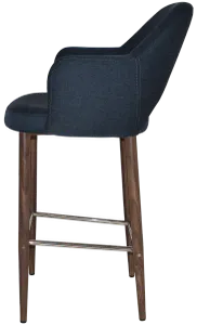 EZ STOOL ALBURY ARM 750 METAL LIGHT WALNUT thumbnail 2