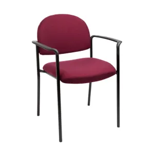 MA Lazer 50 Fabric Upholstered Stackable Straight Arm Visitor Chair thumbnail 1