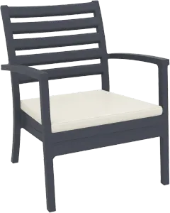 FL Artemis Hospitality Outdoor Armchair with Seat Cushion thumbnail 1