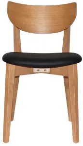 EZ Rialto Light Oak Stained Solid Timber Framed Hospitality Chair thumbnail 4