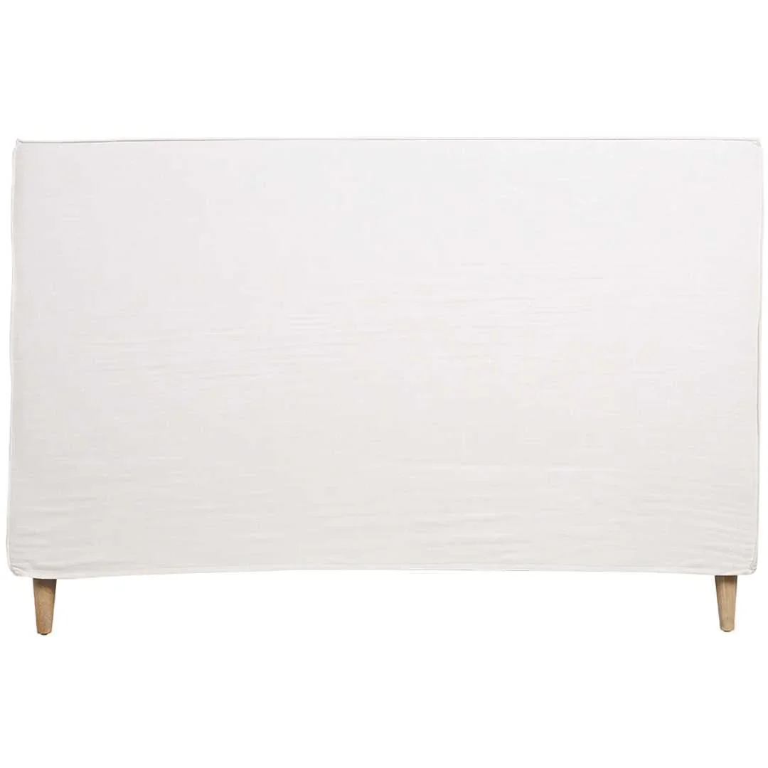SH Vienna Fabric Queen Bedhead - Ivory