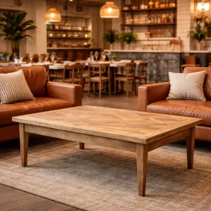 MF Casablanca Recycled Elm Timber Coffee Table thumbnail 2