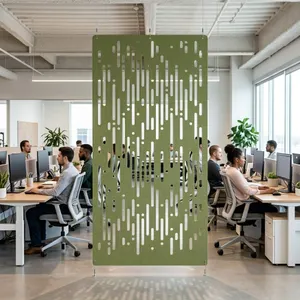 RL Rain Decorative Workplace Divider Hanging Screen thumbnail 3